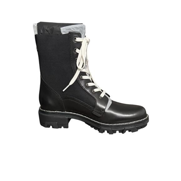 NIB! Rag & Bone Shiloh Lace-Up Leather Combat Boots - Size EU 39 / US 9 - Picture 7 of 16